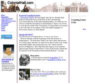 Tablet Screenshot of colonialhall.com